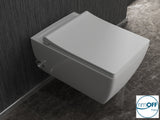 Alves Rimless Integrated Wall Hung Combined Bidet Toilet With Soft Close Seat - www.ultrabathroom.com