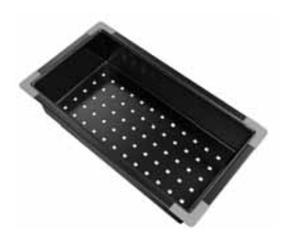 Handmade Stainless Steel Colander - CS396 Matt Black - www.ultrabathroom.com