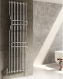 Reina Aletta Vertical Designer Steel Radiator In Chrome Finish - www.ultrabathroom.com