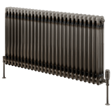 Reina Colona Horizontal 2 Column Radiator in Raw Steel Lacquer Finish - www.ultrabathroom.com