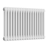 Reina Colona Horizontal 2 Column Radiator in White Finish - www.ultrabathroom.com
