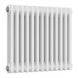 Reina Colona Horizontal 2 Column Radiator in White Finish - www.ultrabathroom.com