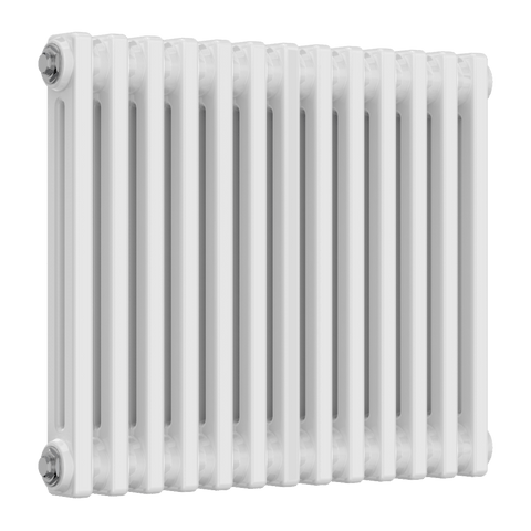 Reina Colona Horizontal 2 Column Radiator in White Finish - www.ultrabathroom.com