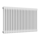 Reina Colona Horizontal 2 Column Radiator in White Finish - www.ultrabathroom.com