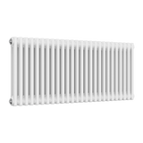 Reina Colona Horizontal 2 Column Radiator in White Finish - www.ultrabathroom.com