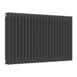 Reina Colona Horizontal 3 Column Radiator in Anthracite Finish - www.ultrabathroom.com