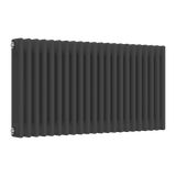 Reina Colona Horizontal 3 Column Radiator in Anthracite Finish - www.ultrabathroom.com