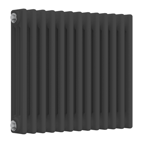 Reina Colona Horizontal 3 Column Radiator in Anthracite Finish - www.ultrabathroom.com