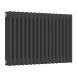 Reina Colona Horizontal 3 Column Radiator in Anthracite Finish - www.ultrabathroom.com