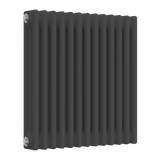 Reina Colona Horizontal 3 Column Radiator in Anthracite Finish - www.ultrabathroom.com