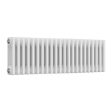 Reina Colona Horizontal 3 Column Radiator in White Finish - www.ultrabathroom.com