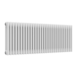 Reina Colona Horizontal 3 Column Radiator in White Finish - www.ultrabathroom.com