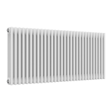 Reina Colona Horizontal 3 Column Radiator in White Finish - www.ultrabathroom.com