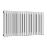 Reina Colona Horizontal 3 Column Radiator in White Finish - www.ultrabathroom.com