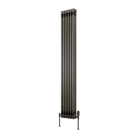 Reina Colona Vertical Column Radiator In Raw Steel Lacquer Finish - www.ultrabathroom.com