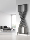 Reina Coredo Vertical Designer Steel Radiator in Antracite Finish - www.ultrabathroom.com