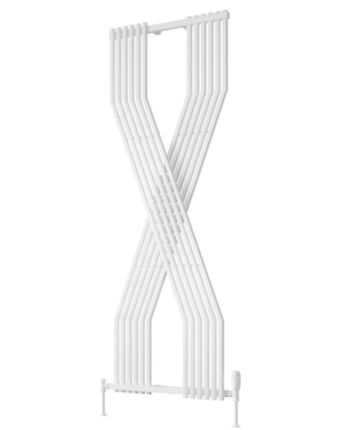 Reina Coredo Vertical Designer Steel Radiator in White Finish - www.ultrabathroom.com