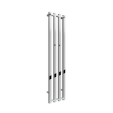 Reina Todi Vertical Designer Towel Rail in Chrome Finish - www.ultrabathroom.com
