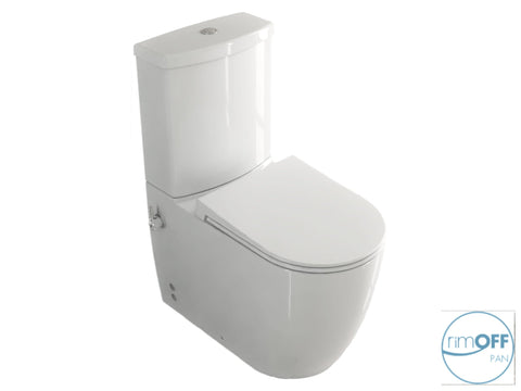 Salvo Integrated Rimless Hot and Cold Closed Couple Combined Bidet Toilet with Soft Close Seat - www.ultrabathroom.com