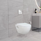 Short Projection Wall Hung Combined Bidet Toilet With Soft Close Seat - www.ultrabathroom.com