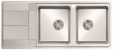 Ukinox Assos AS 1160.500.20 Kitchen Sink, 1160×500mm — Polished Stainless Steel - www.ultrabathroom.com