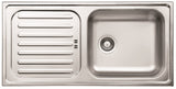 Ukinox EC 1000.500 Kitchen Sink, 1000×500mm — Polished Stainless Steel - www.ultrabathroom.com