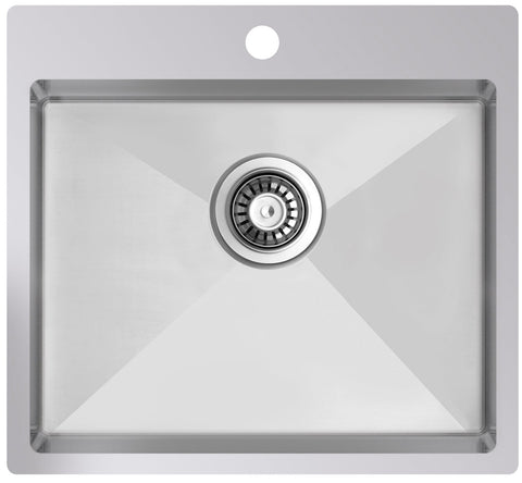 Ukinox Tenline TNL 550.505 Kitchen Sink, 550Γ505mm β Polished Stainless Steel - www.ultrabathroom.com