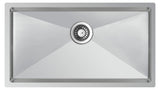 Ukinox Tenline TNL 745 Kitchen Sink, 745×440mm — Polished Stainless Steel - www.ultrabathroom.com