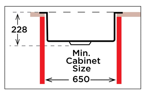Ukinox Workstation WSC 620 Kitchen Sink, 620Γ470mm β Polished Stainless Steel - www.ultrabathroom.com