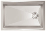 Ukinox Workstation WSS 711 Kitchen Sink, 711×484mm — Polished Stainless Steel - www.ultrabathroom.com