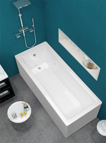 Square Single Ended Bath 1800 x 700mm