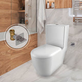Stor XXL Closed Couple Combined Bidet Toilet With Soft Close Seat