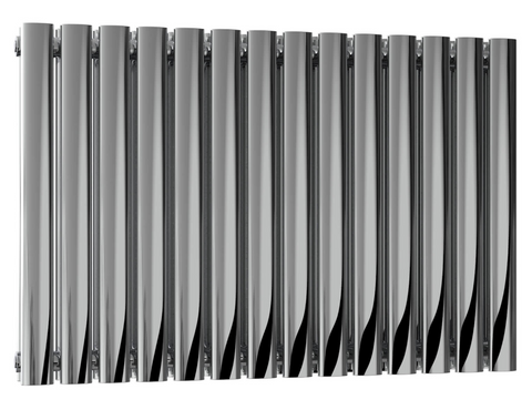 Reina Nerox Horizontal Double Panel PolishedStainless SteelRadiator