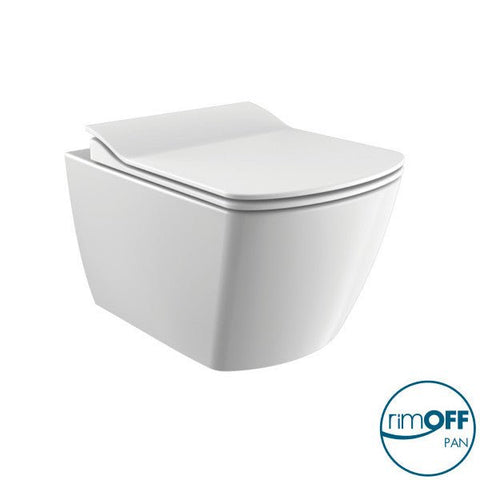 Elegance Rimless Wall Hung Combined Bidet Toilet With Soft Close Seat - www.ultrabathroom.com