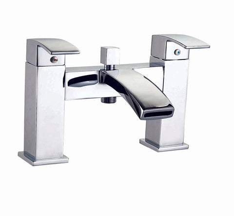 Enza Bath Shower Mixer Tap With Kit Including Shower Hose and Handset - www.ultrabathroom.com