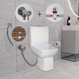 Laura Open Back Combined Bidet Toilet With Soft Close Seat