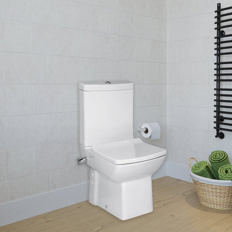 Laura Integrated Closed Couple Bidet Toilet With Soft Close Seat - www.ultrabathroom.com