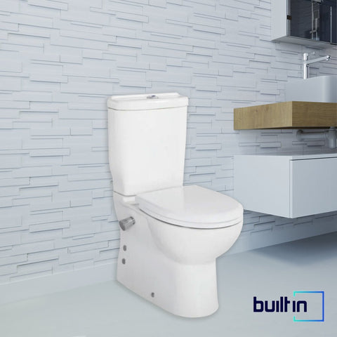 Mini Integrated Short Projection Combined Bidet Toilet With Soft Close Seat - www.ultrabathroom.com