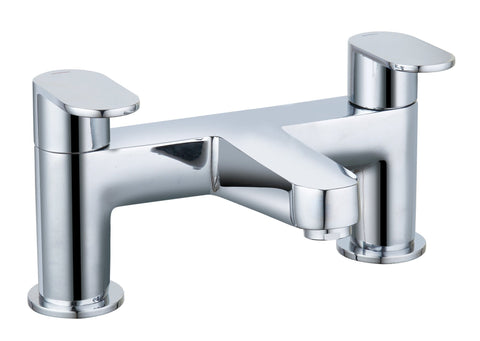Pesa Bath Filler Tap in Chrome Finish - Deck Mounted Bath Filler Mixer Tap - www.ultrabathroom.com