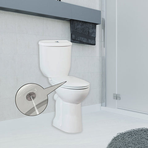 Prem Comfort Height Closed Couple Combined Bidet Toilet With Soft Close Seat - www.ultrabathroom.com