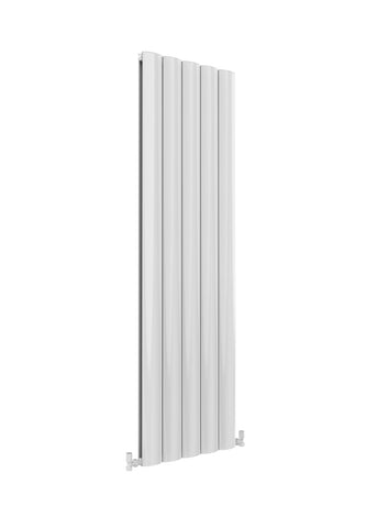 Reina Belva Vertical Single Panel White / Anthracite Finish Aluminium Designer Radiator - www.ultrabathroom.com
