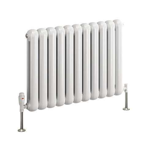Reina Coneva Horizontal Anthracite / White Designer Radiators - www.ultrabathroom.com
