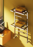 Reina Elvina 2 Vertical Designer Towel Rail in Chrome Finish - www.ultrabathroom.com