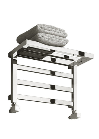 Reina Elvina Vertical Designer Towel Rail in Chrome Finish - www.ultrabathroom.com