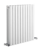 Reina Neva Horizontal Single Panel White Finish Designer Radiators - www.ultrabathroom.com