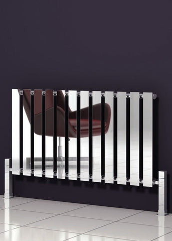 Reina Pienza Horizontal Panel Designer Radiator in Chrome Finish - www.ultrabathroom.com