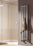 Reina Todi Vertical Designer Towel Rail in Chrome Finish - www.ultrabathroom.com