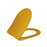 Short Projection GOLD Wall Hung Combined Bidet Toilet With Soft Close Seat - www.ultrabathroom.com