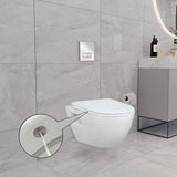 Short Projection Wall Hung Combined Bidet Toilet With Soft Close Seat - www.ultrabathroom.com