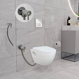 Short Projection Wall Hung Combined Bidet Toilet With Soft Close Seat - www.ultrabathroom.com